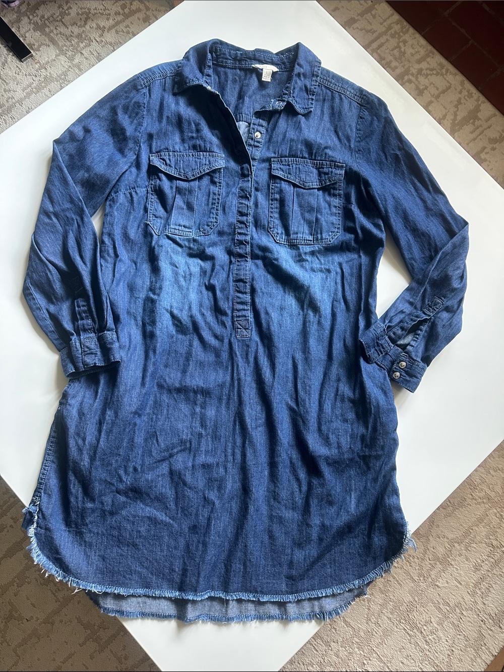 Cato Denim Shirt Dress